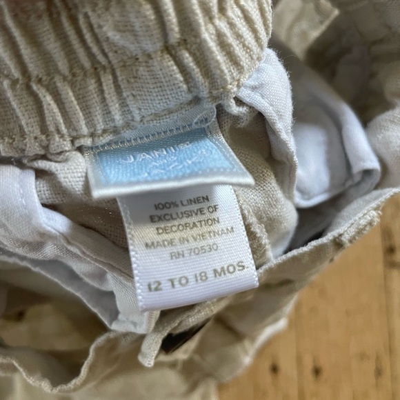 Janie and Jack Linen Shorts and Pants Set - Picture 9 of 9